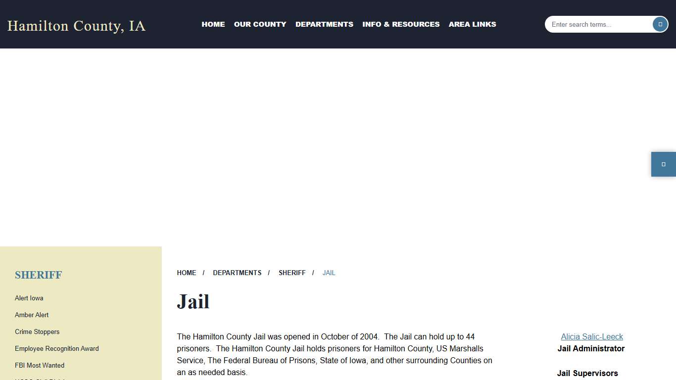 Welcome to Hamilton County, IA